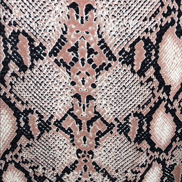 Pink/Gray Snakeskin Print Dress - Picture 3 of 4